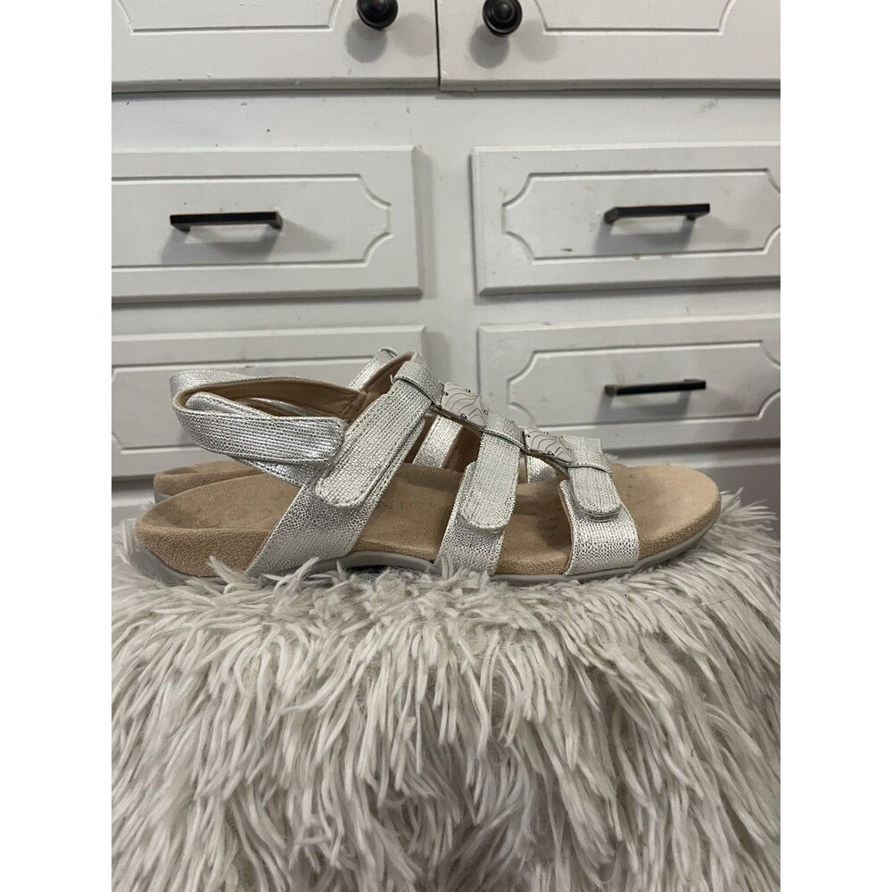 Vionic Amber Women Sandals  Adjustable Ankle Strap Open Toe Comfort Shoes Size 9